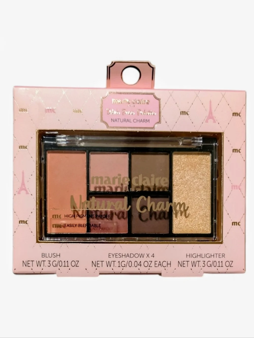 Marie Claire Paris Total Face Palette Natural Charm New Sealed